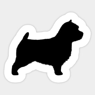 Norwich Terrier Silhouette(s) Sticker